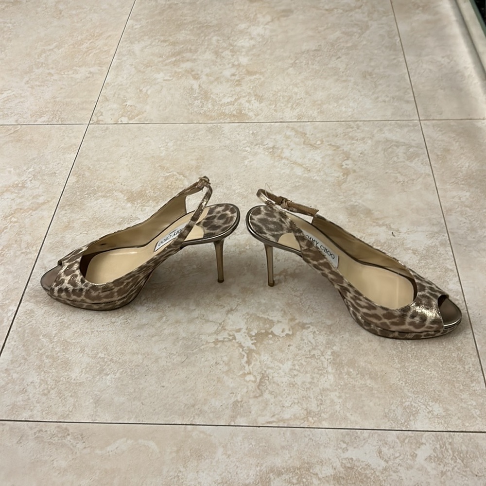 TWO pairs of Jimmy Choo 39 sling backs (two pairs for price of one)
